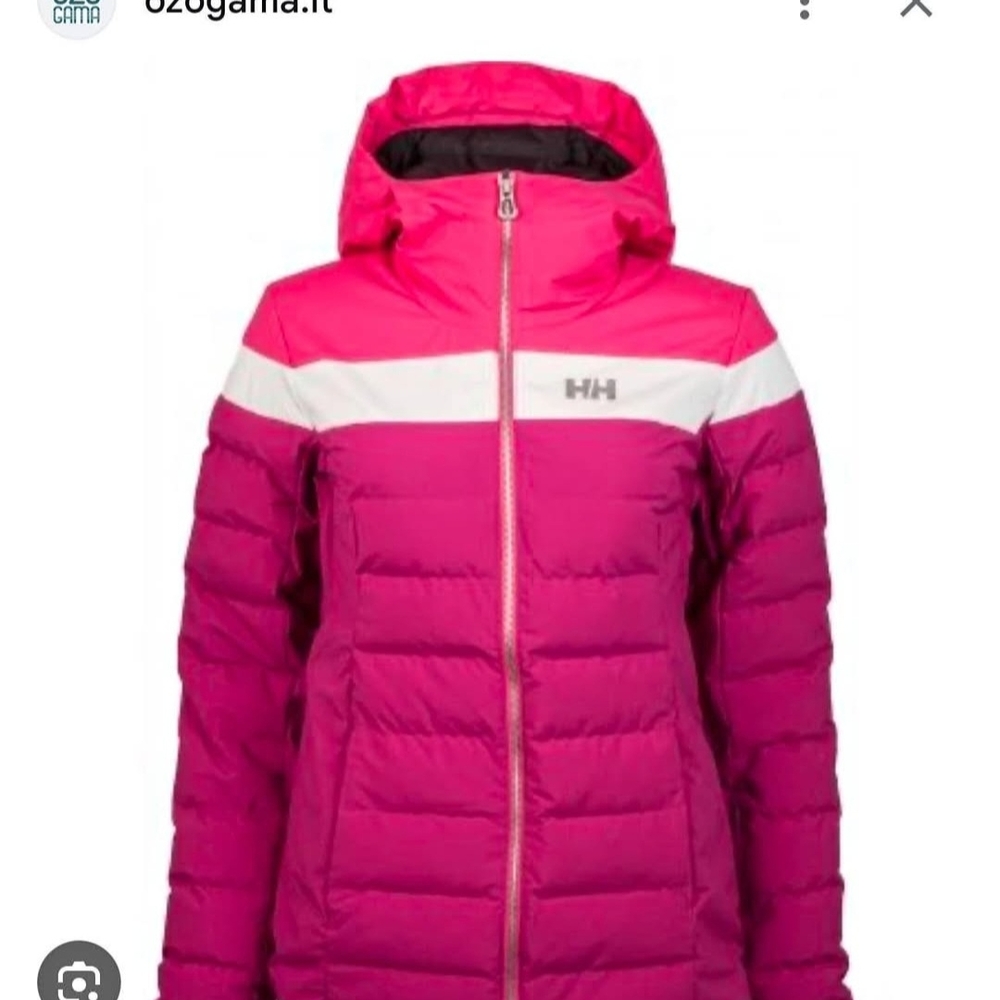Helly Hansen Pink Puffer Jacket Insulated Ski Coat Small